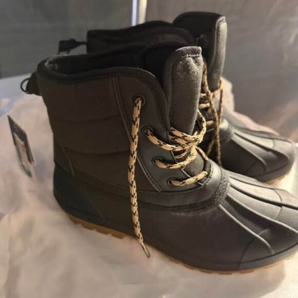 New Black Duck Boots Size 8 - Picture 4 of 4